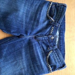 Current/Elliot The Skinny Brass Stud Wash